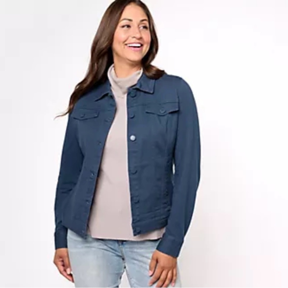 Kim Gravel Women's Navy Denim Jacket